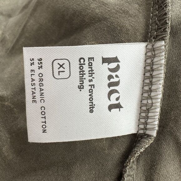 PACT Dress Womens XL Fit And Flare Midi Sundress Pockets Leopard Organic Cotton - Picture 10 of 10